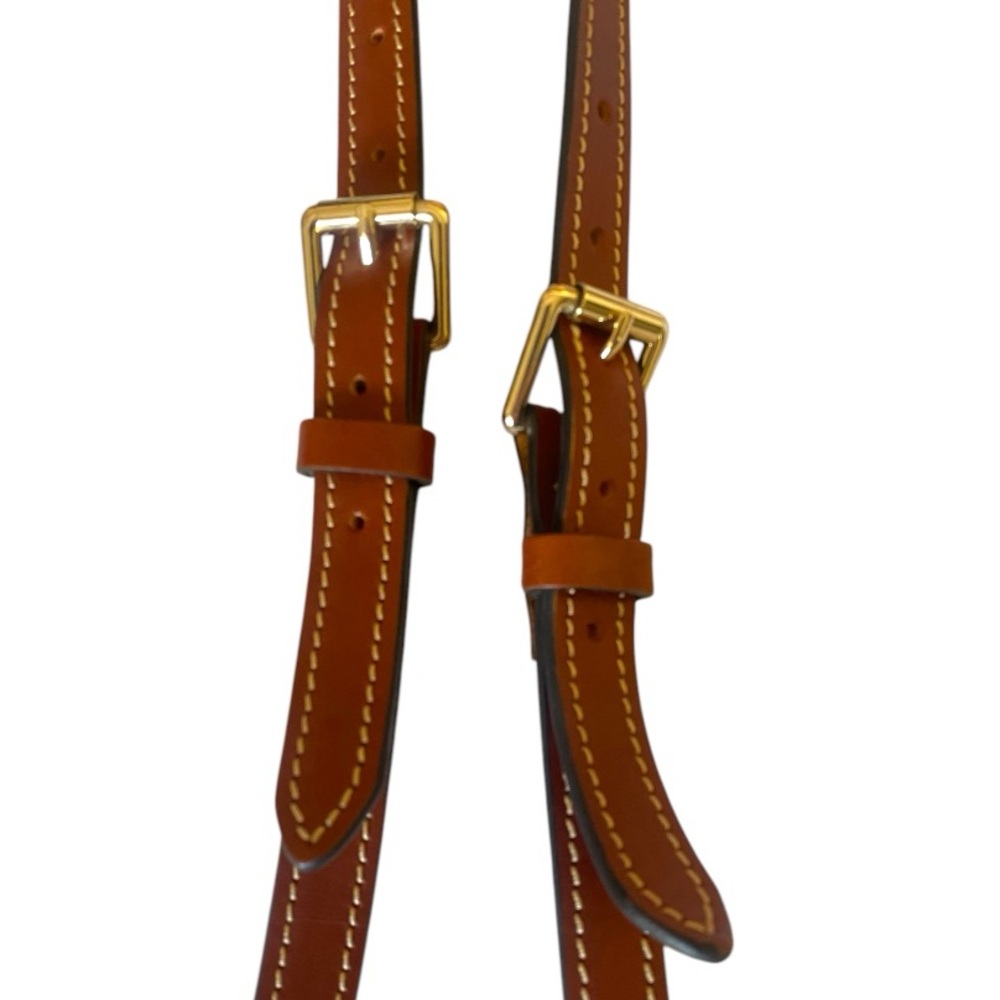 Dooney & Bourke Presley Pebble Leather Crossbody W/ Adjustable Shoulder Strap - Picture 6 of 9